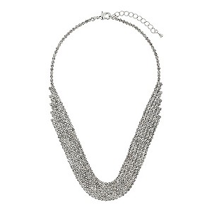 Mikey Multi-Strand Crystal Necklace