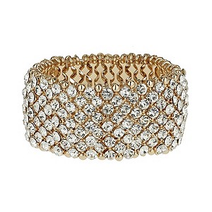 Mikey Yellow Elastic Crystal Bracelet