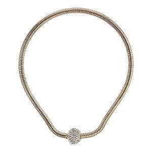 Mikey Yellow Rope Crystal Ball Magnetic Necklace