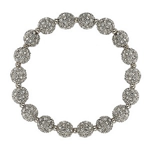 Mikey White Crystal Heavy Bracelet