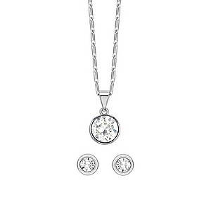 Radiance With Swarovski Crystal Elements Earrings & Pendant
