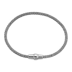 Silver Popcorn Bracelet