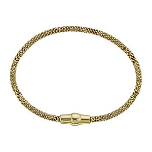 Gold-Plated Popcorn Bracelet