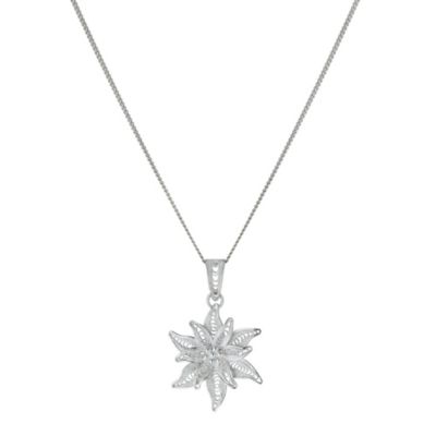 Sterling Silver Small Flower Pendant