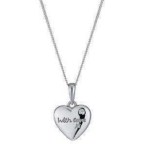 Silver Small With Love LocketSilver Small With Love Locket