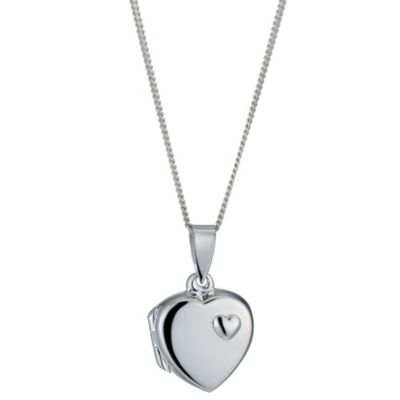 Silver Heart Locket