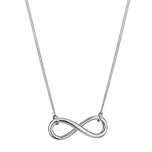 Viva Silver Figure Of Eight Necklace