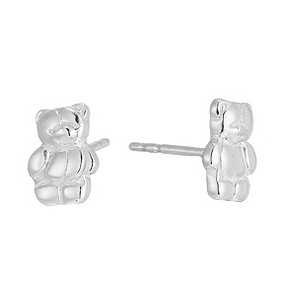 Sterling Silver Children's Forever Friends Stud Earrings