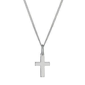 Sterling Silver Mini Cross Pendant Necklace