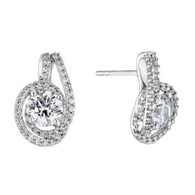 Lumiere Silver With Swarovski Zirconia Elements Earrings