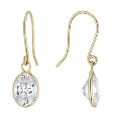 Lumiere 18ct Gold-Plated With Swarovski Elements Earrings