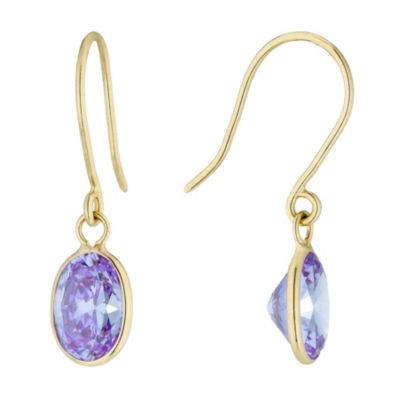 Lumiere 18ct Gold-Plated With Swarovski Elements Earrings
