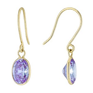 Lumiere 18ct Gold-Plated With Swarovski Elements Earrings