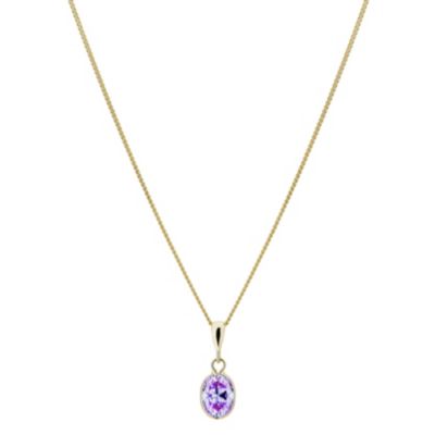 Lumiere 18ct Gold-Plated With Swarovski Elements Pendant