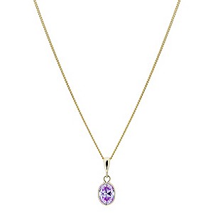 Lumiere 18ct Gold-Plated With Swarovski Elements Pendant