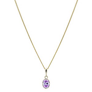 Lumiere 18ct Gold-Plated With Swarovski Elements Pendant