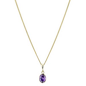 Lumiere 18ct Gold-Plated With Swarovski Elements Pendant