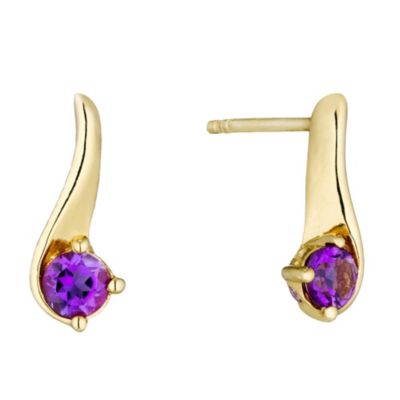 Lumiere 18ct Gold-Plated With Swarovski Elements Earrings