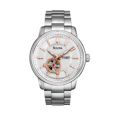 Bulova Men's Automatic Stainless Steel Bracelet Watch