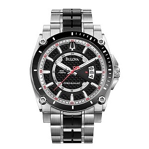 Bulova Precisionist Men's Two Colour Bracelet Watch