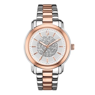 Bulova Ladies' Stone Set Two Colour Bracelet WatchBulova Ladies' Stone Set Two Colour Bracelet Watch