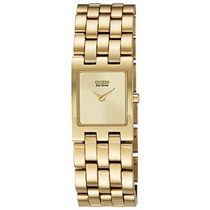 Citizen Eco-Drive Ladies' Gold-Plated Bracelet Watch