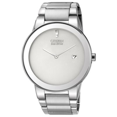 Citizen Eco-Drive Men's Silver Dial Bracelet Watch