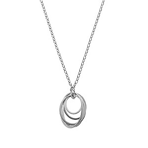 DKNY Stainless Steel Woven Pendant
