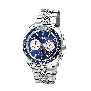 Sekonda Men's Blue Dial Stainless Steel Bracelet Watch