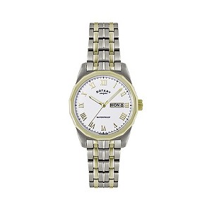 Rotary Men's Stainless Steel & Gold-Plated Bracelet Watch