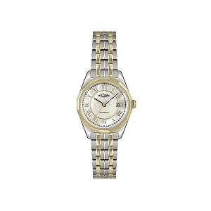 Rotary Ladies' Champagne Dial Two Colour Bracelet Watch