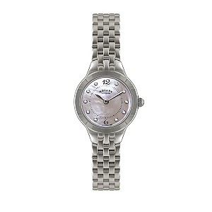 Rotary Ladies' Stone Set Stainless Steel Bracelet Watch