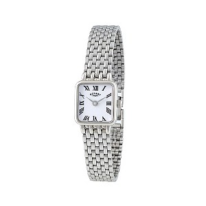 Rotary Men's Square Stainless Steel Bracelet Watch