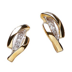 Buckley Two Colour Oval Crystal Earrings