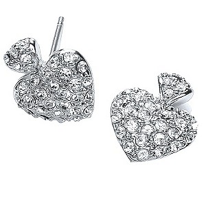 Buckley Mini Heart Crystal Stud Earrings
