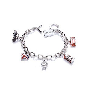 Buckley Silver Plated Best Of London Charm Bracelet