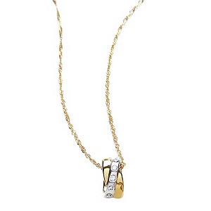 Buckley Two Colour Crystal Set Pendant