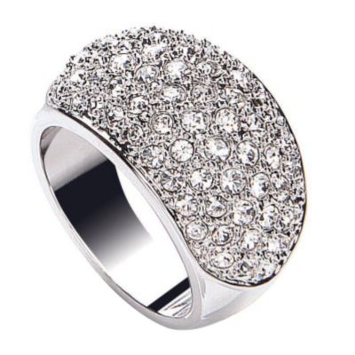 Buckley Crystal Domed Ring