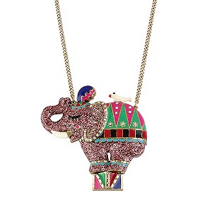 Betsey Johnson Elephant Necklace