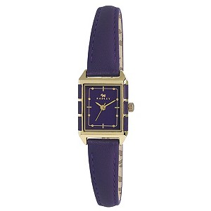 Radley Ladies' Gold-Plated Purple Leather Strap Watch