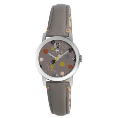 Radley Ladies' Stainless Steel Brown Leather Strap Watch
