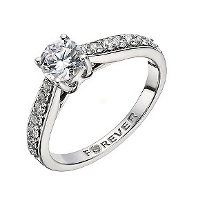 The Forever Diamond 18ct White Gold 1 Carat Solitaire RingThe Forever Diamond 18ct White Gold 1 Cara