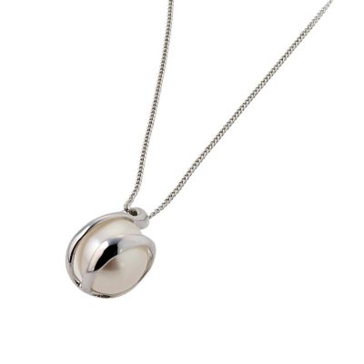 9ct White Gold Cultured Freshwater Pearl Wrap Pendant - Product number ...