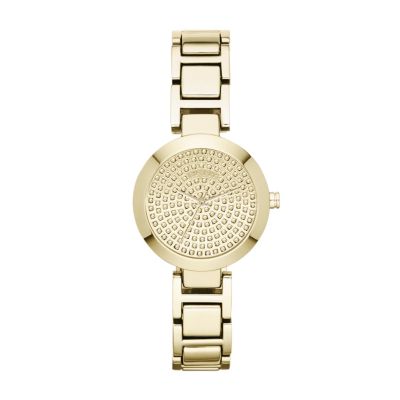 DKNY Ladies' Silver Tone Bracelet Watch