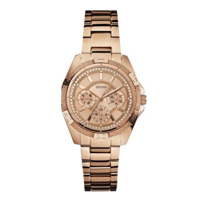 Guess Ladies' Rose Gold Tone Bracelet Watch