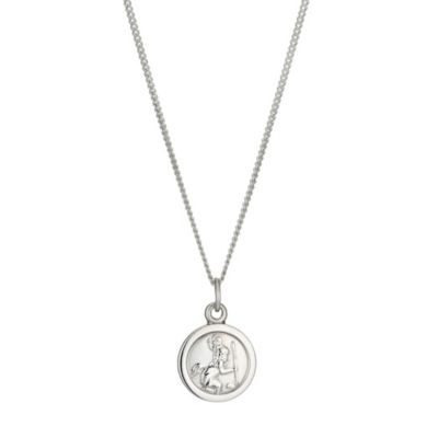 Silver Children's St Christopher's Pendant