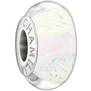 Chamilia Murano Dichroic Clear Bead