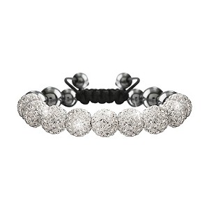 Crystalla Clear Crystal Bead Bracelet