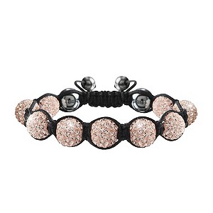 Crystalla Rose Crystal Bead Bracelet