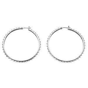 Guess Rock My World Hoop Earrings